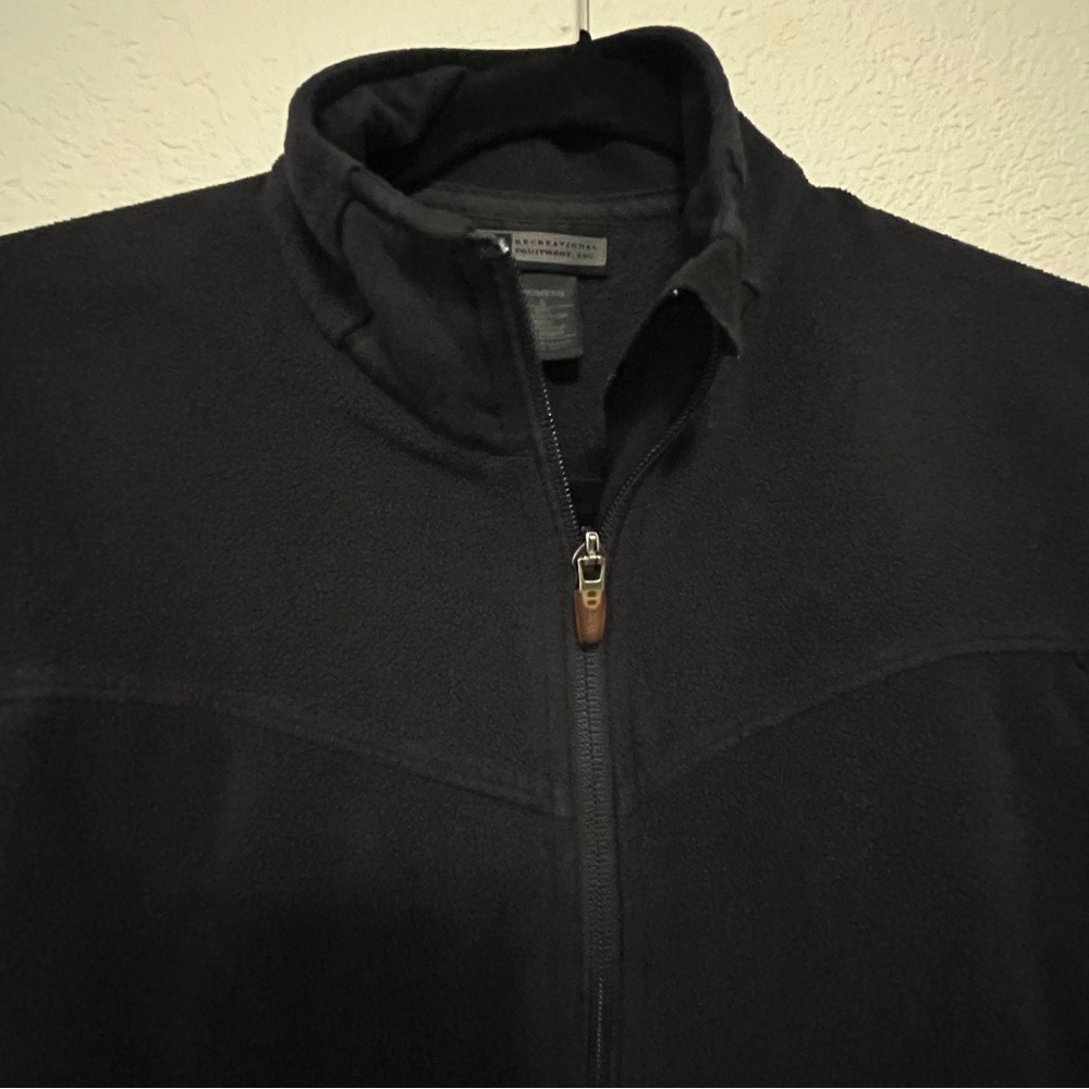 REI Polartec Black Fleece Zip Up Jacket Women's Size Small - Picture 6 of 12